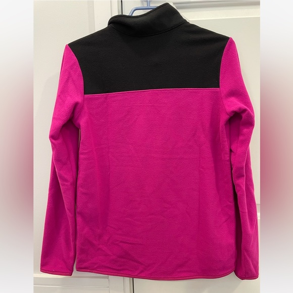 North face pink and black quarter zip sweater - Picture 2 of 4